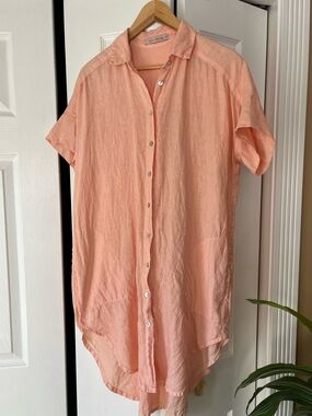 Women’s Linen Shirt-Dress